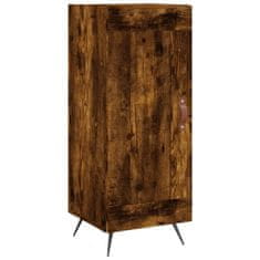 Vidaxl Komoda dimljeni hrast 34,5x34x90 cm inženirski les