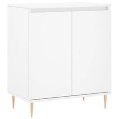 Vidaxl Komoda bela 60x35x70 cm inženirski les