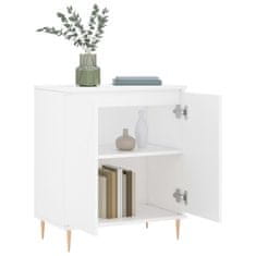 Vidaxl Komoda bela 60x35x70 cm inženirski les