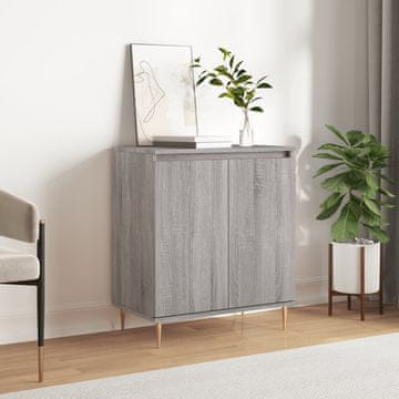 Vidaxl vidaXL Predalnik, siv hrast sonoma, 60x35x70 cm, material na osnovi lesa
