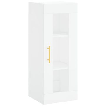 Vidaxl Stenska omarica bela 34,5x34x90 cm