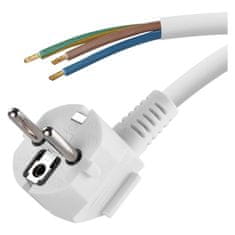 Emos Priključna vrvica PVC 3×1,0mm bela 5M