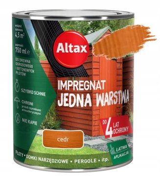 shumee Enoslojna impregnacija za les in beton, cedra, 0,75 l