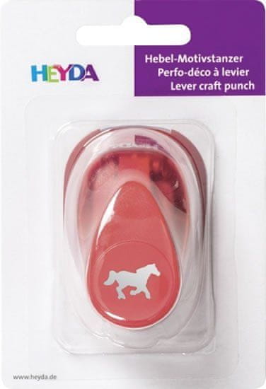 HEYDA dekorativni luknjač velikost S - konj 1,7 cm