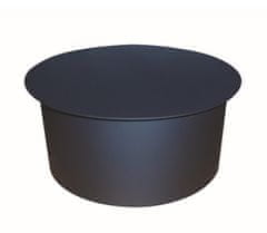 CZ Dimni pokrovček 125 mm t.1,5 mm ČERNO