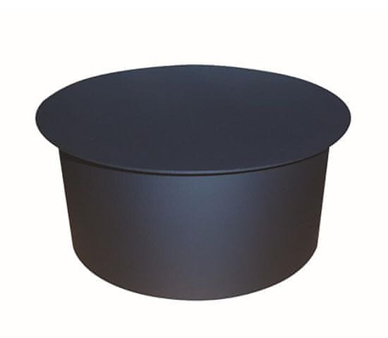 Kovovýroba Jeníkov Dimni pokrovček 130 mm t.1,5 mm ČERNO