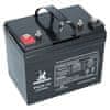 Poweroad PG 33-12 svinčen akumulator za ciklično uporabo PG 33-12 • 12V 33Ah • GEL|VRLA • DXŠXV: 196x132x157