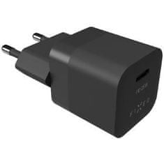 FIXED Mini adapter, USB-C, 25 W, črn