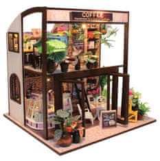 Dvěděti Dva otroka Miniaturna hiša Cafe