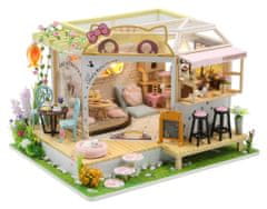 Dvěděti 2Kids Toys Miniaturna hiša Cat Cafe z vrtom