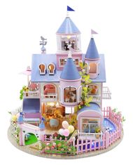 Dvěděti Dva otroka Miniaturna hiša Pravljični grad