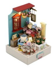 Dvěděti Otroška miniaturna hiška Cvetlična soba za počitek