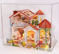 Dvěděti 2Kids Toys miniaturna hiša Hiša iz barvne glazure