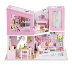 Dvěděti Dva otroka miniaturna hiša Vila prve ljubezni