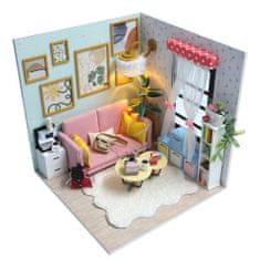 Dvěděti 2Kids Toys Miniaturna hiša Dnevna soba Sunbeam