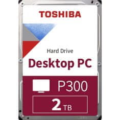 Toshiba P300 HDD disk, 2TB, 7200, 256MB (HDWD320UZSVA)