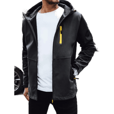 Dstreet Moška softshell jakna s kapuco ITOS siva tx4465 L