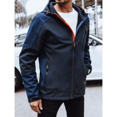 Dstreet Moška softshell jakna s kapuco ASHA temno modra tx4470 M