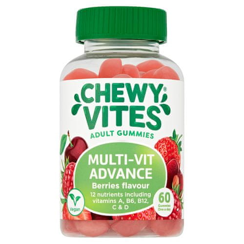  Chewy Vites multivitamini za odrasle, gumijasti, 60/1 