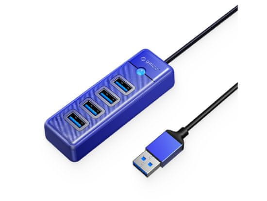 Orico PW4U-U3-015 USB hub, 4x USB 3.0, moder
