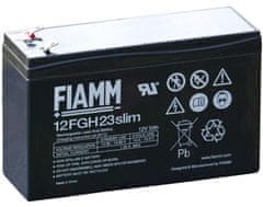 Fiamm 12FGH23slim svinčen akumulator 12FGH23slim • 12V 5Ah • AGM|VRLA • DXŠXV: 151x51x95 | Faston 4.8