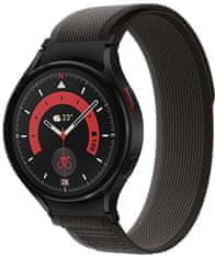 4wrist Trail Loop pašček za Samsung Galaxy Watch 6/5/4 - črn