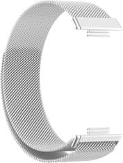 4wrist Milanski pašček z magnetno zaponko za Huawei Watch FIT 2 - srebrn