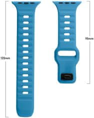 4wrist Silikonski pašček za Apple Watch 38/40/41 mm - rdeč