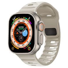 4wrist Silikonski pašček za Apple Watch 38/40/41 mm - zvezdno bel