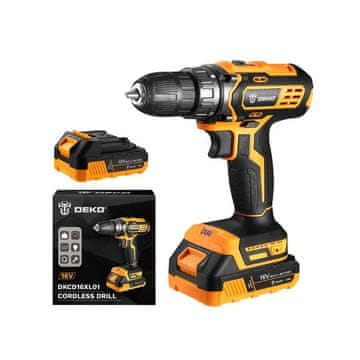slomart deko tools dkcd16xl01-h5s2 16v akumulatorski vrtalnik/vijačnik