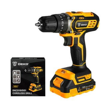 slomart deko tools dkcd16id01-h5 16v akumulatorski vrtalni kladivo