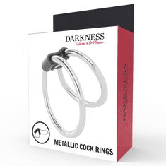 Darkness EREKCIJSKI OBROČEK Darkness Double Metal Ring