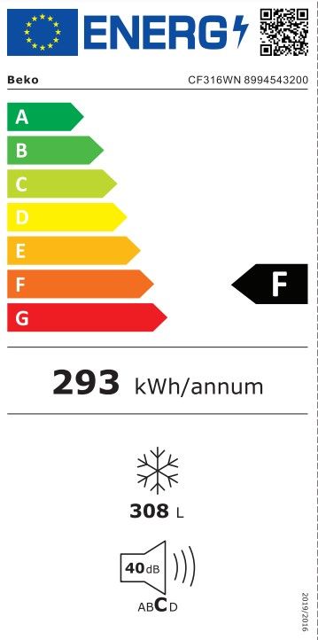 Beko CF316WN zamrzovalnik