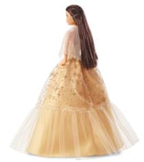 Mattel Barbie božična lutka črnolasa 2023 (HJX07)