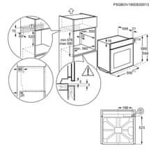 Electrolux EOC8P39WZ SteamCrisp vgradna pečica