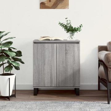 Vidaxl vidaXL Predalnik, siv hrast sonoma, 60x35x70 cm, material na osnovi lesa