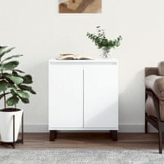 Vidaxl Komoda bela 60x35x70 cm inženirski les