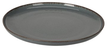 Plitev 27 cm porcelanski krožnik MO temen, rob HN