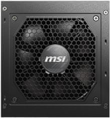 MSI napajalnik MAG A650GL/ 650W/ ATX/ akt. PFC/ 7 let polne garancije/ 120mm ventilator/ modularna napeljava/ 80PLUS Gold