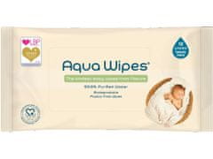 Aqua Wipes BIO Aloe Vera 100% razgradljivi robčki, 99% vode, 12 kosov