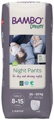 abena BAMBO Sanjske nočne hlače za enkratno uporabo Plenične hlače za dekleta 8-15 let (35-50 kg) 10 kosov