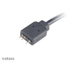 Akasa - RGB LED kabelski razdelilnik z možnostjo naslavljanja 50 cm
