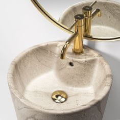 REA Keramični samostoječi umivalnik Blanka Natural Matt Marble