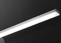Toolight Kopalniška stenska svetilka LED okrogla krom 40cm APP845-1W