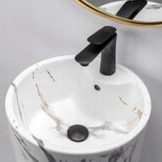 REA Samostoječi keramični umivalnik Blanka Marble Marble