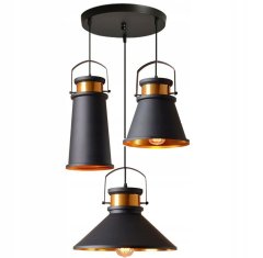 Toolight Stropna svetilka ASTI ABC Black