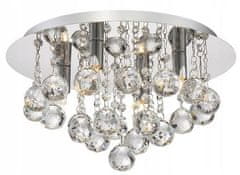 Toolight Kristalna stropna svetilka Plafond lestenec Glamour APP403-C