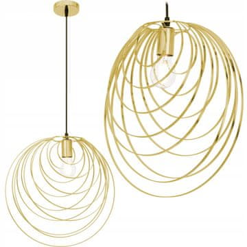 Toolight GEOMETRIČNA SUFFOLTAGE LAMPA APP428-1CP Zlata