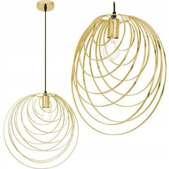 Toolight GEOMETRIČNA SUFFOLTAGE LAMPA APP428-1CP Zlata