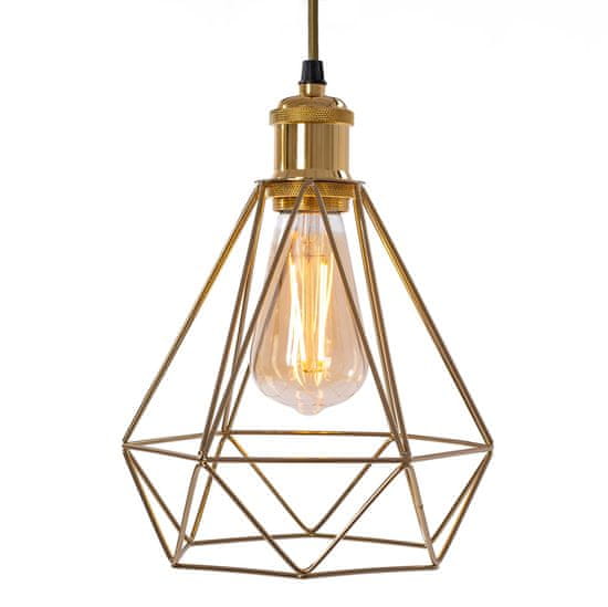 Toolight DIAMOND PENDING LAMP 392197 Svetlo zlato